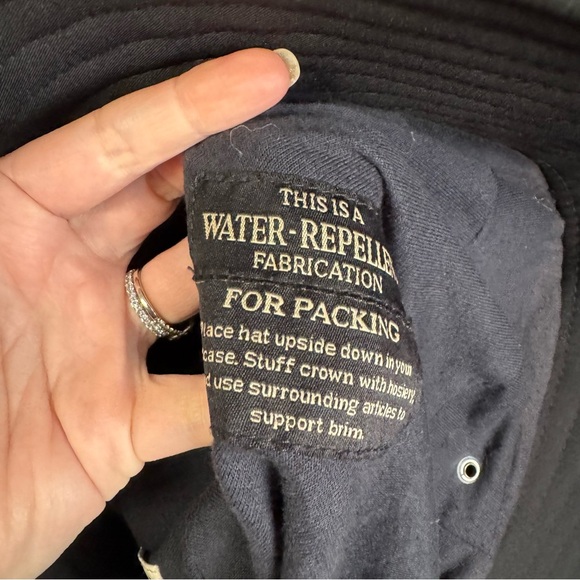 Eric Javits black bucket hat water repellent main image 6